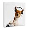 Stupell Industries Gaming Dog with Headset Canvas Design by CAD Designs